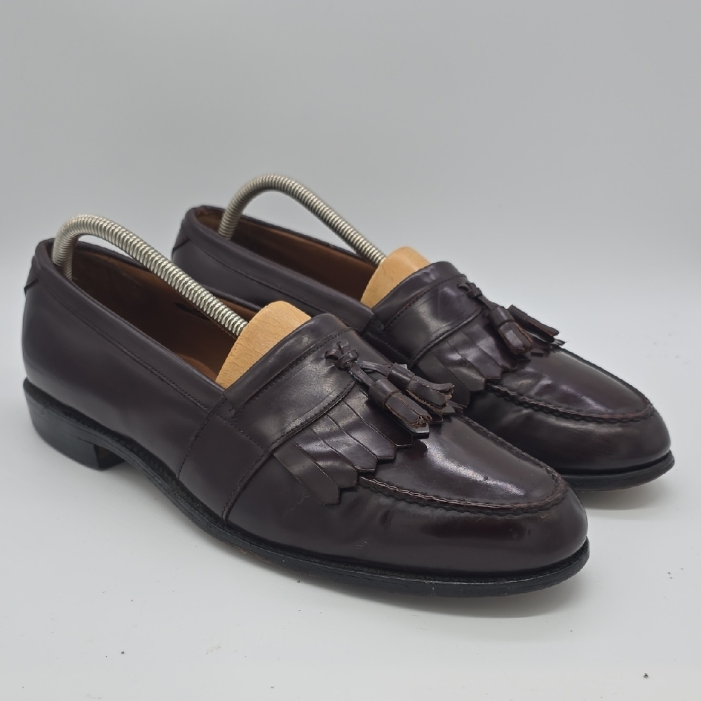 Allen Edmonds Dark Brown Tassel Kiltie Loafers